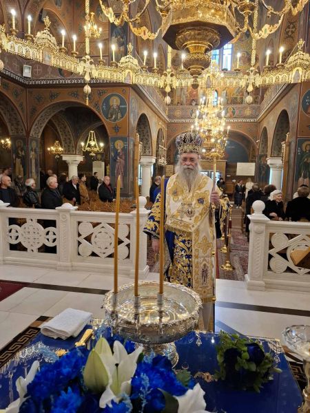 Τα Άγια Θεοφάνεια στην Ιερά Μητρόπολη Δράμας